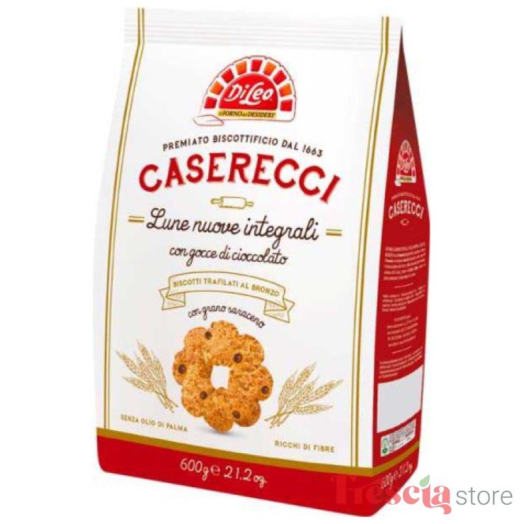 BISCUITI CU CIOCOLATA CASERECCI DI LEO 600G