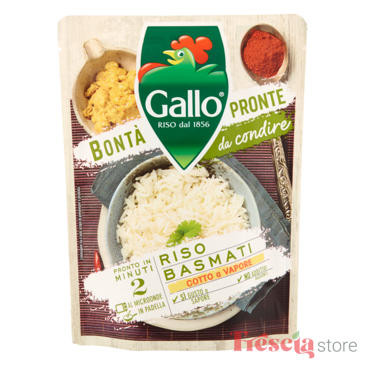OREZ BASMATI PREGATIRE 2 MINUTE - GALLO 250GR