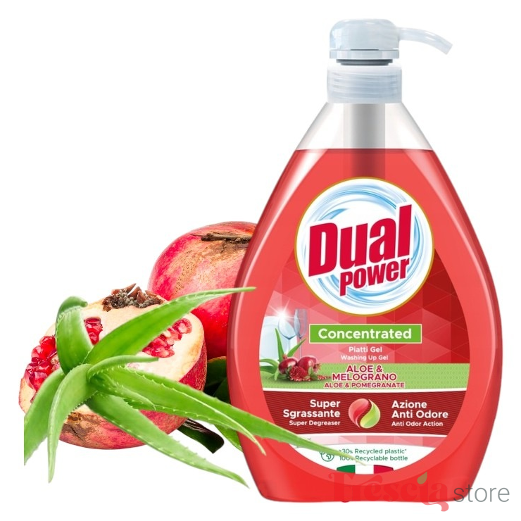 DUAL POWER DETERGENT DE VASE CONCENTRAT ALOE SI RODIE 1 L