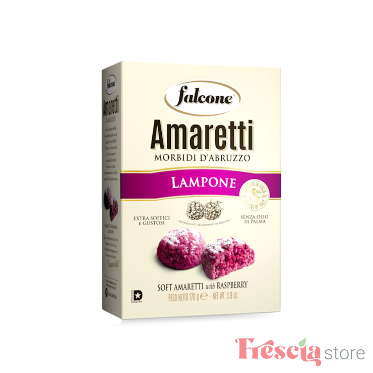 BISCUITI CU ZMEURA AMARETTI FALCONR 170G