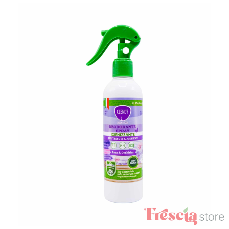 CLENDY - DEODORANT PENTRU TESATURI SI AMBIENTAL PARFUM TRANDAFIR SI ORHIDEE 280ML