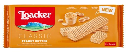 WAFER LOACKER GR 175 BURRO ARACHIDI    *