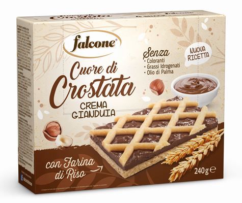 FALCONE CROSTATA RISO GIANDUIA        GR 60X4